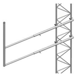 SYSCOM TOWERS SBL-45G Brazo tipo "F" para tramos STZ-45G galvanizado por inmersion caliente.