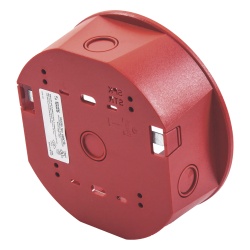 SYSTEM SENSOR SBB-CRL Caja de Montaje en Techo para Sirena Color Rojo Nuevo Diseno Moderno y Elegante