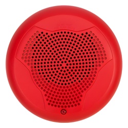 SYSTEM SENSOR SPC-R Bocina para montaje en techo uso interior voltaje dual 25/70.7 Vrms color rojo