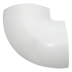 THORSMAN DMC-4FT-L Seccion en "L" color blanco de PVC auto extinguible para canaleta DMC4FT (9430-02001)