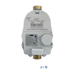 TIMEWAVE TWLXSY20 Medidor de Agua Inteligente IoT LoRaWAN / Valvula de Bola Electrica / Estructura Seca / Medicion No Contacto 10 Litros / Bateria Litio 3.6V / Comunicacion LoRaWAN-CAT1 / IP67