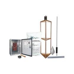 TOTAL GROUND KDA-05 Kit de Pararrayo con Punta con Diametro de Proteccion de 300 metros.
