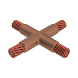 TOTAL GROUND TGM-CCX-2/0-2/0 Molde para Soldadura exotermica tipo X para cable 2/0 AWG - 2/0 AWG.