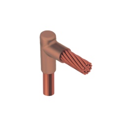 TOTAL GROUND TGM-CTV-1/2-1/0 Molde para Soldadura Exotermica Tipo L tope varilla 1/2 In a Cable 1/0 Awg