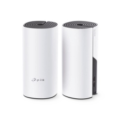 TP-LINK DECOM4-2PACK KIT 2 Routers Inalambricos MESH Interior para Hogar / Doble Banda Wi-Fi 5 AC1200 Mbps / 2 Puerto Gigabit WAN/LAN / 2 Antenas Internas / Administracion Mediante la App Deco (iOS An