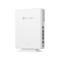 TP-LINK EAP610GP-DESKTOP Punto de Acceso GPON Omada / WiFi 6 AX1800 / 1 puerto GPON / 1 Puerto FXS / 4 Puertos 10/100/1000 RJ45 / Wi-Fi 6 AX1800 / Mesh Omada / Configuracion por Controlador o Stand-Al