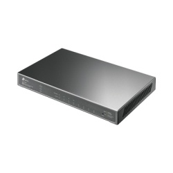 TP-LINK TL-SG2008P Switch Omada / 8 Puertos Gigabit / 4 Puertos PoE+ 802.3at/af / Presupuesto PoE 62 W / 30 W por Puerto / Gestion Cloud Omada / L3 Static Routing / Sin Ventilador / Metal