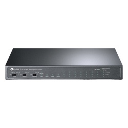 TP-LINK TL-SL1311MP Switch PoE+ No Administrable De Escritorio 11 Puertos / 8 puertos 10/100 Mbps PoE af/at Inteligiente / Presupuesto 124 W / Hasta 250 metros