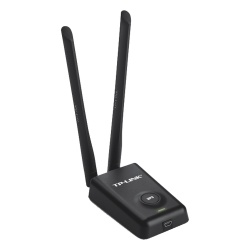 TP-LINK TL-WN8200ND Adaptador de alta potencia USB inalambrico/ WiFi N 300 Mbps / Frecuencia de 2.4 GHz / 2 Antenas Externas de 5 dBi / Compatibilidad Windows y Linux