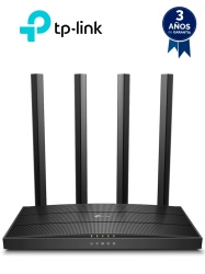 TP-LINK TPL3660015 TP-LINK Archer C80 - Ruteador WiFi AC 1900Mbps con 1 puerto WAN RJ45 Gigabit Ethernet 4 puertos LAN RJ45 Gigabit Ethernet MU-MIMO 4 antenas fijas en modos de enrutador y punto