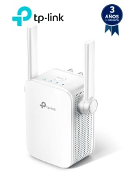 TP-LINK TPL4220004 TP-LINK RE205 -Repetidor de senal WiFi AC750 con frecuencias de 2.4GHz (300Mbps) y 5GHz (433Mbps) ademas indicador inteligente de senal modo punto de acceso 2 antenas externas y