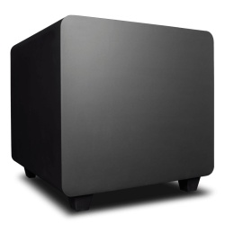 TRUAUDIO DFS10BK Subwoofer Activo de 10in | Diseno Down-Firing | 300W RMS | Recinto Sellado | Acabado Negro