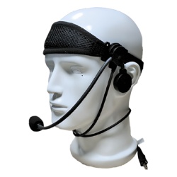 TX-M10-H04 Auriculares Militares / Micrófono Boom Flexible / IP67 / PTT Superficie Amplia / MIL-STD-810 / Conector H04