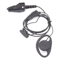 TX PRO TX-160N-K02 Micrófono de Solapa con Gancho Auricular / Audio Claro / Cable Kevlar Reforzado / PTT Ergonómico / Clip 360° / Compatible Kenwood - Img 2