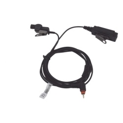 TX PRO TX-880-M12 Micrófono-Audífono de Vigilancia / 2 Cables / Tubo Acústico Grado Médico / Conector 2.5 mm / PTT Remoto - Img 3