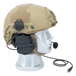 TX PRO TX-DF8ACH Auriculares Tácticos de Comunicación / Protección Auditiva 30 dB / Talk-Through / Autonomía 180 h / IP65 / Micrófono Boom Cancelación Ruido / Quick-Release - Img 3