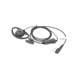 TX PRO TX160NK01 Micrófono de Solapa con Gancho Auricular / Compatible con Radios Kenwood TK y NX Series / Cable Reforzado con Kevlar / PTT Ergonómico / Clip Rotatorio 360° - Img 3