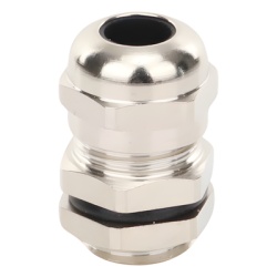 TX PRO TXG-BM-12X1.5 Conector Tipo Glándula / Ajustable 3-6.5 mm / Rosca M14 / IP68 / Latón Niquelado / -40℃ a 100℃ - Img 5