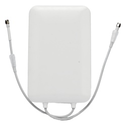 TX PRO TXP2458S15 Antena Sectorial / Doble Banda 2.4/5 GHz / Ganancia 15 dBi / Ángulo Horizontal 90° / Conectores RPSMA / Resistente a Viento 60 m/s