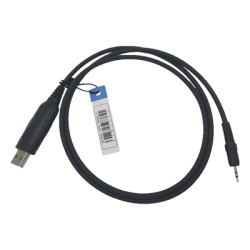 TXCP450M Cable de Programación USB / Conector USB-A a 2.5mm Unipin / Compatible con Windows 98 a 11 / Más de 50 Modelos Motorola / Material PU Negro