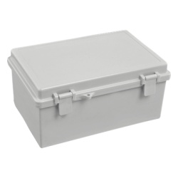 TXG-01-30 Gabinete Plástico para Exterior (IP65) de 150 x 220 x 105 mm Cierre por Broche.