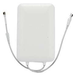TXP2458S15 Antena Sectorial / Doble Banda 2.4/5 GHz / Ganancia 15 dBi / Ángulo Horizontal 90° / Conectores RPSMA / Resistente a Viento 60 m/s