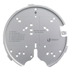 UBIQUITI U-PRO-MP Sistema de montaje profesional / Acero inoxidable / 175.6 mm (6.9') / 139 g (4.9 oz) / Compatible con cajas 4S y 5S