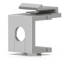 UBIQUITI UACC-KEYSTONE-BLANK-INSERT-TH Inserto Keystone Ciego Pasante / Snap-In / 12 Piezas / Gestión de Cableado / 6.3 x 14.6 x 18 mm