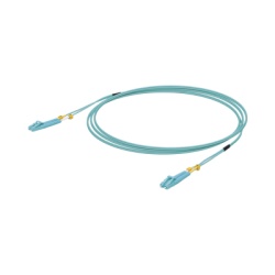 UBIQUITI UACC-OFC-MM-3M Jumper de Fibra Optica Multimodo LC-LC Duplex 10 G 50/125 OM3 Color Aqua 3 Metros (9.84 Pies)