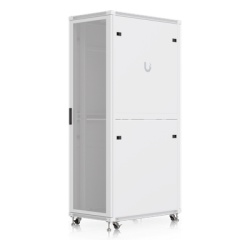 UBIQUITI UACC-RACK-42U-1000-P Gabinete de Rack 42U / Acero SPCC / Carga 800 kg (1763.7 lb) Estática / Profundidad Ajustable / Puertas Perforadas / Ruedas con Seguro