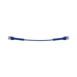 UBIQUITI UC-PATCH-RJ45-BL Cable Ethernet Patch / Cat6 / 22 cm (0.72 ft) / Conector RJ45 Flexible / Azul