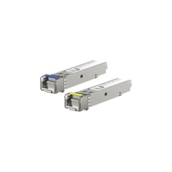 UBIQUITI UF-SM-1G-S UFiber Modulo SFP transceptor MiniGibic MonoModo 1.25 Gbps distancia 3km un conector LC incluye 2 tranceptores