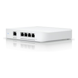 UBIQUITI USW-FLEX-XG Switch Capa 2 / 4 Puertos 10GbE / Alimentación PoE+ o USB-C / Compacto / 82 Gbps de Rendimiento