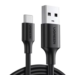 UGREEN 20884 Cable USB-A a USB-C | 2 Metros | Carga y Sincronizacion de Datos | Carga Rapida 60W | Datos 5 Gbps | QC 3.0/2.0 | FPC | AFC | Proteccion Integrada | Duradero y Flexible| Caja ABS | Cubier