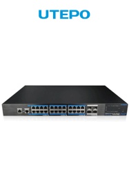 UTEPO UGC097004 UTEPO UTP7524GEPOE4GF - Switch Gigabit PoE administrable capa 2 24 puertos PoE Gigabit RJ45 4 puertos SFP Gigabit 802.3af&at PoE 390W Fast Ring