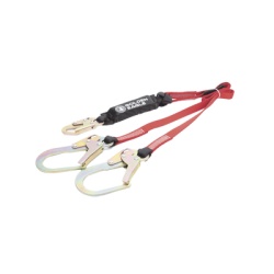 VARIOS SAWDG18 Cable Amortiguador de Caida con Doble Gancho de Sujecion. Ideal para Escalar Torres o Estructuras.