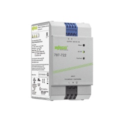 WAGO 787-722 Fuente de Alimentacion / 24V DC / 5A / 120W / PFC Activo / Montaje Carril DIN / IP20 / Conectores CAGE CLAMPÂ® 4 mmÂ²
