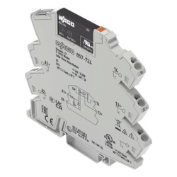 WAGO 857-724: módulo de relé de estado sólido de 24 VCC, 3 A, 6 mm, Push-in CAGE CLAMP®