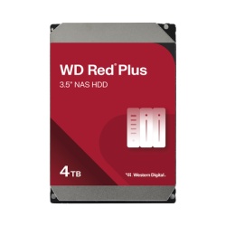 Western Digital (WD) WD40EFZZ Disco Duro NAS WD Red Plus / Tecnologia CMR / Capacidad 4TB / SATA 6 Gb/s / NASware 3.0 / 180TB ano Workload / 1M Horas MTBF / 3 Anos Garantia