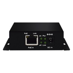WI-TEK WI-PE31G Inyector PoE Extenido Industrial / PoE 802.3 af/at Hasta 30W / Conexion plug and play / Alcance de hasta 250 metros / Aplicaciones CCTV / Alimentacion PoE af/at o Vcc 37-57 Vcc