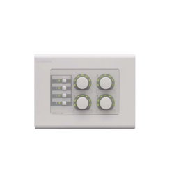 YAMAHA DCP4V4S Panel de Control Digital | 4 Perillas | 4 Switches Configurables | Compatible con Procesadores Serie MA PA y MTX