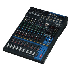 YAMAHA MG-12XU Mezcladora de Audio | 12 Canales | 6 Entradas de Microfono/linea | 2 Entradas Estereo | Efectos Integrados | Alimentacion Phantom | USB