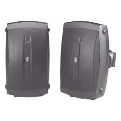 YAMAHA NSAW150 Altavoces de Montaje en Superficie de 2 vias | Woofer 5 in Tweeter 0.5 in | Semi-Exterior 6 ohms | Par Color Negro