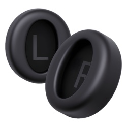 YEALINK BLACK-EAR-CUSHION-FOR-BH76-PLUS-(1PAIR) Almohadillas De Repuesto Negras para Diademas Yealink BH76 Plus (1 Par)