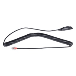 YEALINK QD-TO-RJ9-CORD Cable QD A RJ9 de Repuesto Yealink Para Conexion De Diademas Profesionales A Telefonos De Escritorio