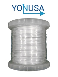YONUSA YON6510010 YONUSA BAAL500 - Bobina de alambre de aluminio de 500 mts. para lineas de cercos electricos YONUSA / Calibre 16 / Resistente a la corrosion