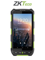 ZKTECO Horus H1 - Control de Asistencia Portátil con Autenticación Facial Visible Light, 50,000 Rostros, 1,000,000 de Registros, Batería de 5,200 mAh, Protección IP65, Wi-Fi, 4G, GPS, NFC y Pantalla Táctil de 5.5 Pulgadas