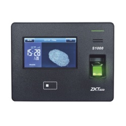 ZKTECO S-1000Z Terminal Biometrica IP 20 000 Huellas Touch Screen Tiempo y Asistencia