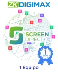 ZKTECO ZKT0820161 DIGIMAX SDSTARTER1Y - Suscripcion Anual Plataforma de Gestion de Contenido para SenalizacionDigital / Para 1 pantalla
