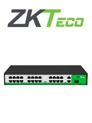ZKTECO ZKT3720002 ZKTECO PE242300C - Switch de 24 Puertos Fast Ethernet PoE Estandar AF - AT 2 Puertos RJ45 10/100/1000M 1 Puerto SFP1000 PoE hasta 30W por puerto 250 mts sobre UTP CAT 6
